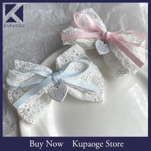 [Kupaoge] กิ๊ฟติดผมรูปโบว์โลลิต้าลูกไม้น่ารักสำหรับเด็กผู้หญิงกิ๊บติดผมโลลิต้าเครื่องประดับผม