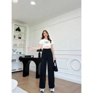 Loose Pants Trousers Wanita - Celana Anti Kusut - Celana Kulot wanita - Celana Kerja Wanita