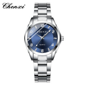 Dawn CHENXI Branded Fashion Couple Watches Cross-Border Guangzhou Manufacturer Wholesale Steel Band Quartz Watches for Men and Women