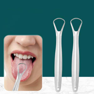 [HCM] Dụng cụ vệ sinh lưỡi cao cấp cạo lưỡi sạch nạo lưỡi bằng inox cho người lớn hơi thở bớt hôi 100% GL314