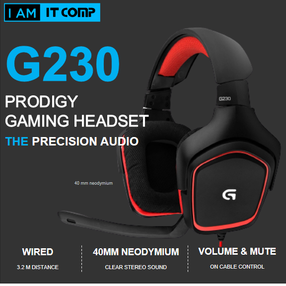 Logitech G230 Gaming Headset for PC Lazada
