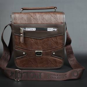 Tas Pria Tas Selempang Kulit PU Leather POLO AMSTAR Waterproof | 3 model |