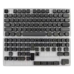133key phím cơ PBT xda hồ sơ nhuộm-sub Keycap cho thiết bị chuyển mạch Bàn phím cơ học màu xám sương keycap