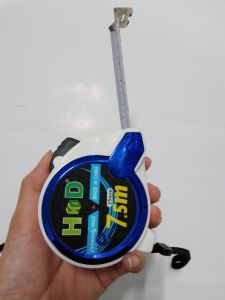 Thước kéo - Thước cuộn 2 mặt (có mặt lỗ ban) 5m và 7.5m tự động khóa thương hiệu HD