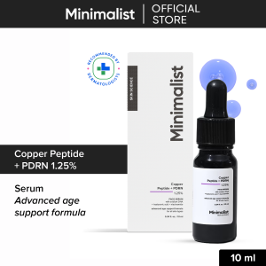 NEW LAUNCH | Minimalist Copper Peptide + PDRN 1.25% Serum 10ml | Advanced Anti-Aging | Repairs & Improves Elasticity