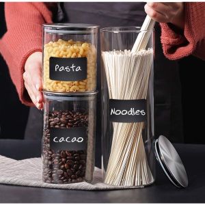 120Pcs/ Roll Label Stickers with Pen Waterproof Removable Chalkboard Labels Home Kitchen Pantry Label Stickers