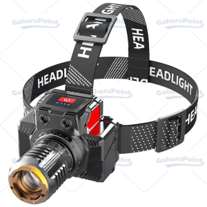 LED Senter Kepala Super Terang Lampu Cas Depan Kepala Anti Air Waterproof Charger Senter Camping Headlamp Luar RuanganSenter Super Terang Jarak JauhSenter Kepala Anti AirSenter Cas KepalaSenter Tahan Light Bisa Di Cassenter kepala/headlamp bisa zoom