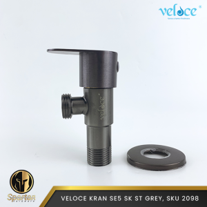 Stop Kran Air Kloset 1 Cabang Single 1/2 Inch Stainless Jet Shower Closet Kamar Mandi Veloce 2098