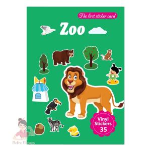 Album Stiker Anak Bahan Vinyl Reuseable / Buku Aktivitas Menempel Anak Waterproof