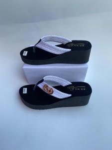 SANDAL WEDGES WANITA JEPIT TERBARU VAREASI MUTIARA 2024
