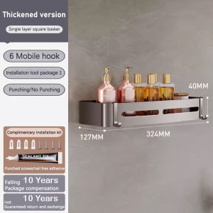 BITASSET NEW High Quality Bathroom Rack Space aluminum Bathroom Organizer Storage Shelf Rack Corner Shelf Rack Bathroom Accessories