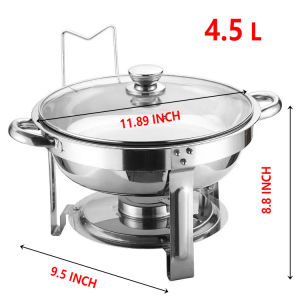 Luxury buffet service alcohol-heated food warmer Stainless steel buffet stove For catering/buffet/party/family gathering