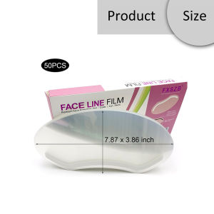 กหน้ากากปิดตา แบบใส96x200มม.-50ชิ้นแผ่นใส ป้องกันหน้าผาก และหน้ากากปิดตาหน้ากากปิดตา แบบใส สําหรับย้อมสีผมกร