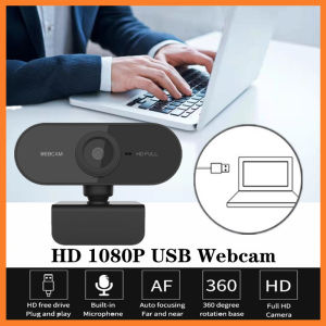 Plug and Play HD 1080P Webcam built in microphone USB Autofocus video web cam for pc laptop