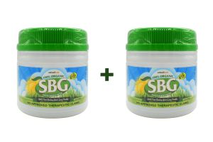 Salveo Barley Grass 100% Pure Organic Barley Grass Powdered 2 jar