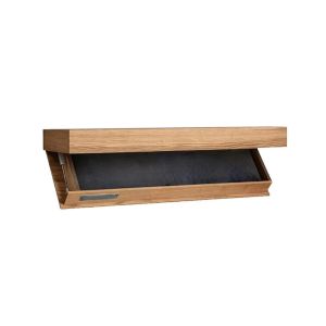 CHDHALTD Wall Mounted Wooden Magic Flap Shelf Solid Color Decorative Hidden Shelves Rustic with Secret Compartment Display Cabinet Rack For Home Decor