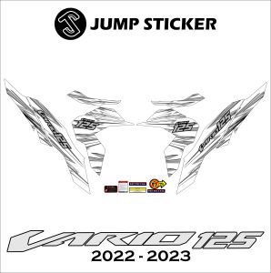 Stiker Striping new vario 125 - cbs 155 2023 grafis variasi 013