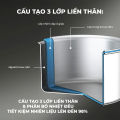 Quánh inox 3 lớp liền khối Kalpen Emer EM16 size 16cm, bảo hành 30 năm chuẩn Đức. 