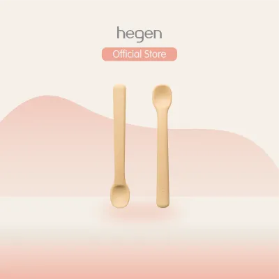 Hegen Infant Spoon Silicone Taupe (2-pack)