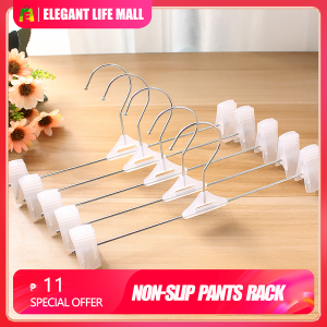 Plastic Clothes Hanger Portable Hanger Pants Rack Clothing Rack with Clip