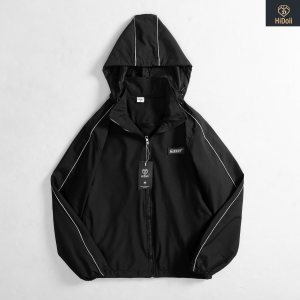 Áo khoác gió nam nũ có mũ trùm áo gió nam nữ phản quang 2 lớp chống nước