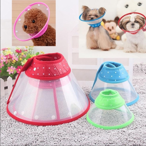 1Pc Pet Neck Collar Comfy Soft Plastic Anti-bite Medical Recovery Protection Cone for Puppy Dog Cat
