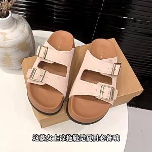 [Free Shipping] WomenS Thick-Soled Slippers For Summer Wear 2025 New Versatile Casual Beach Flip-Flops