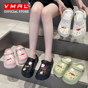 VMAL Nữ Nguyên Bản Dép Giày Đơn Giản Chất Lượng Cao Đế Mềm EVA Giày Tổ Ong Guốc Nữ Dép Đi Biển Ngoài Trời Phụ Nữ Giày Làm Vườn 36-45