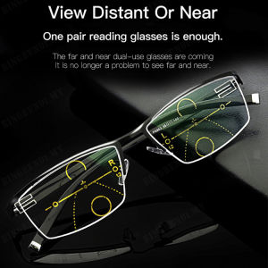 Progressive Multifocal AntiBlue Light Reading Glasses for Fashionable Accessories
