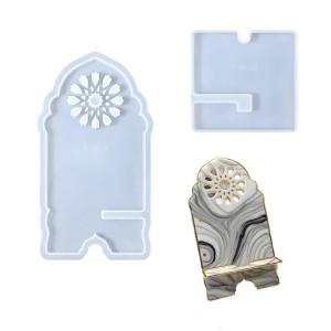 Artistic Resin Craft Mold for Phone Stands Detachable H Shape Design with Travel Friendly Assembly