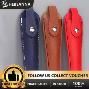 hebeanna 1Pcs Professional Leather Case Barber Packet Scissor Bag Cover Shears Hairdressing Cowhide Hair Scissors Storage Holder
