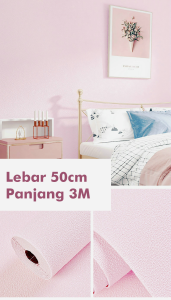 50CM300CM Wallpaper Dinding Kamar Stiker Dinding Kamar Linen Stiker Linen