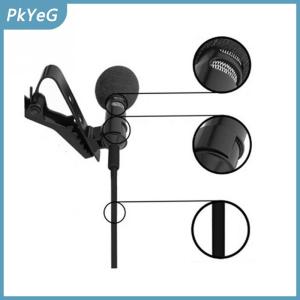 PkYeG 3.5Mm Jack Lavalier Tie Clip Bài Giảng Micro Mini Âm Thanh Mic Cho Máy Ảnh Máy Tính Điện Thoại