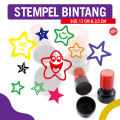 Stempel Bintang Guru Star Teacher stampel penilaian guru unik Bintang reward TK SD Paud. 