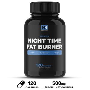 Nighttime Fat Burner 30/60/120 Count Pembakar Lemak Malam Hunger Suppressant for Women Men Boost Metabolism Fast Sleep Supplement