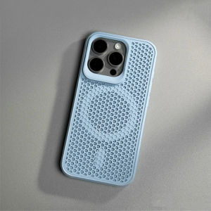 Sanptoch For Magsafe Cooling Phone Case For iPhone 17 16 15 14 13 12 Pro Max Slim Shockproof Hard Cover For iPhone 17 Pro Max 17Air Non-slip Heat Dissipation Protective Casing