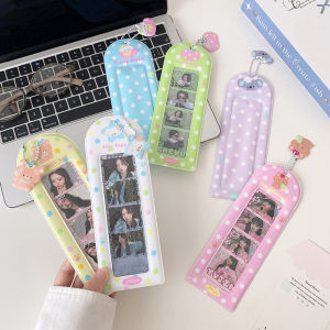 Cute Small Animal Card Holder Long Sticker Photo Pendant Card Holder 可爱小动物人生四格卡套学生长条大头贴挂件卡套
