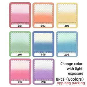 GIORGIONE 5/8 Colors Color Change Fuse Beads Kit Temperature Change Light Change Melting Beads Creative Toy DIY Craft Perler Beads Kids Creative