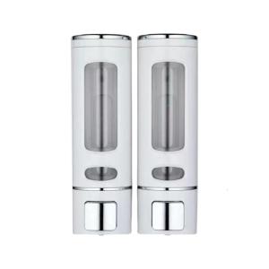 ที่กดแชมพูพลาสติกติดผนังแบบมือกดสำหรับใช้ในห้องน้ำที่มีประสิทธิภาพพร้อมติดตั้งอย่างรวดเร็ว