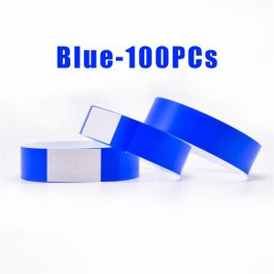 Waterproof Event Paper Wristband For Concert Party Festivals Entry Tickets 100Pcs/Set