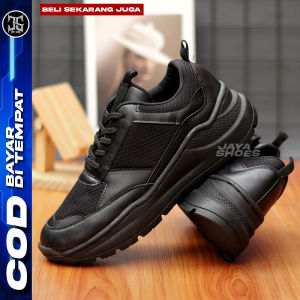 Aldrich Sepatu Pria Formal Sneakers Hitam Casual Trendy