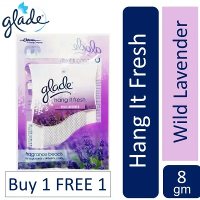 [Buy 1 Free 1] Glade Hang It Fresh Fragrance Beads - Wild Lavender