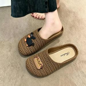 [Free Shipping] 2026 Dachshund Toe-Covered Slippers Breathable And Odor-Resistant Sandals Versatile New Style For Outdoor Wear Comfortable And Non-Slip For Summer