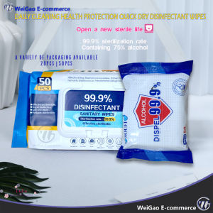 Daily Cleaning Health Protection: Quick Dry Disinfectant Wet Wipes