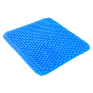 Gel Cushion Seat Double Layer Lumbar Back Support Egg Sitter Chair & Car Cushion Pad Breathable