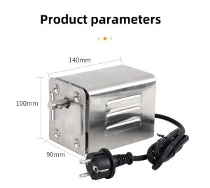 70KG Electric BBQ Grill Rotating Motor Pig Lamb Goat Chicken Charcoal BBQ Grill Outdoors Roaster Barbecue Motor 220V 15W