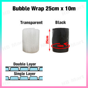 Bubble Wrap Single Layer / Double Layer  25cm 33cm 50cm x 10M BW03