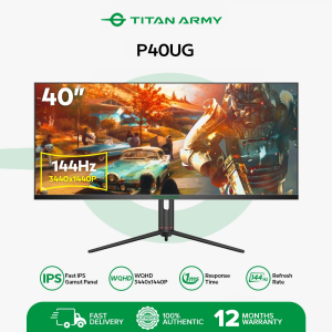 TITAN ARMY P40UG 40” IPS Ultrawide WQHD 2K 144Hz 1ms HDR Type-C Gaming Monitor With Speaker
