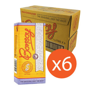 Bonsoy Organic Frothable Soy Milk Almond Milk | 1 Litre | Vegan-Friendly | Cholesterol-Free