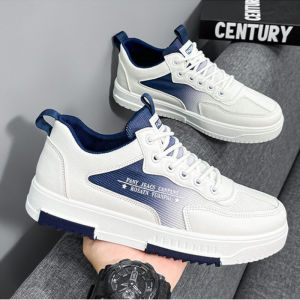 💖LH Shoes💖รองเท้าผู้ชาย รองเท้ากีฬานักเรียนตาข่ายระบายอากาศ กันลื่นและทนต่อการสึกหรอ เดินสบาย.